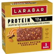 Larabar Peanut Butter Chocolate Protein Bars, 12g Protein, Gluten Free, 5 Ct, 7.95 oz