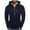 Navy#1, variant on Momasggi Half Zip Hoodies with Zip Pockets for Men Tactical Hooded Sweatshirt Loose Casual Long Sleeve Hoodie Outdoor Workout Gym Pullover Tops Gray XL