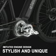 thumbnail image 3 of iYofe 27.5in Electric Bike for Adults 350 W Ebike for Men and Women 7 Speed Electric Mountain Bike with Removable Li-Ion Battery up to 20MPH/50Miles, Suspension Fork, Black, 3 of 7