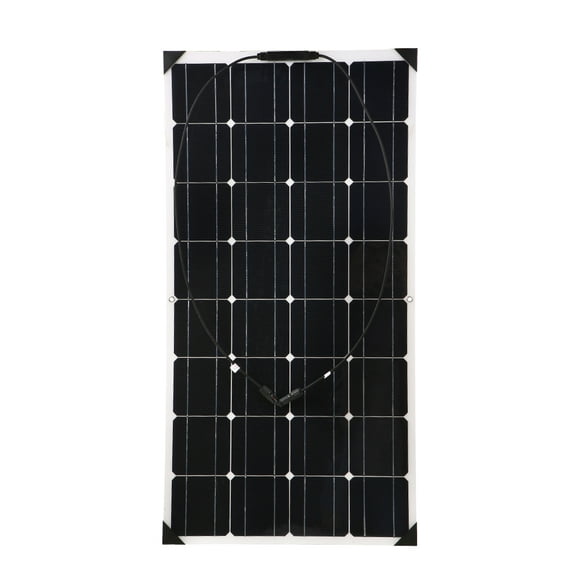 Flexible Solar Panels 18V 100W High Quality Car Solar Panel Monocrystalline Silicon With Junction Box Waterproof IP65 For RV
