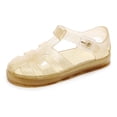 thumbnail image 5 of Xfvqtps Kids Girls Jelly Sandals Closed Toe Princess Flat Thick Sole Summer Beach Waterproof Fisherman Gladiator Sandals, 5 of 8