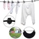 thumbnail image 5 of 2 Pices Corde Linge Flexible, Wanxida Portable Tendoir Linge Avec 13 Boucles De Positionnement Noires Pour Camping Randonne Voyages De Plage Et, 5 of 5