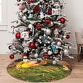thumbnail image 7 of Lsque Pikmin Print Christmas Tree Skirt, Tree Skirt with Ties or Velcro, Perfect for Holiday Decorations, Halloween, and New Year-48", 7 of 7