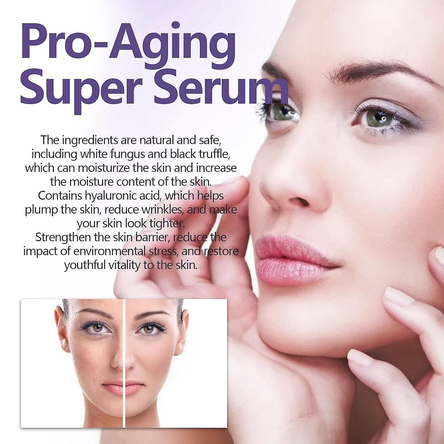 Pro-aging Super Serum, Pro Aging Super Serum, Plants Are Purple Pro Aging  Super Serum, Collagen Peptides Serum Anti-wrinkle - Walmart.ca