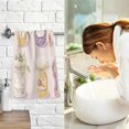 thumbnail image 7 of Yayeee 2 Pack Hand Towels for Bathroom 100% Cotton 16" x 28" Soft Absorbent Kitchen Towel, Purple Jam Jars, 7 of 7