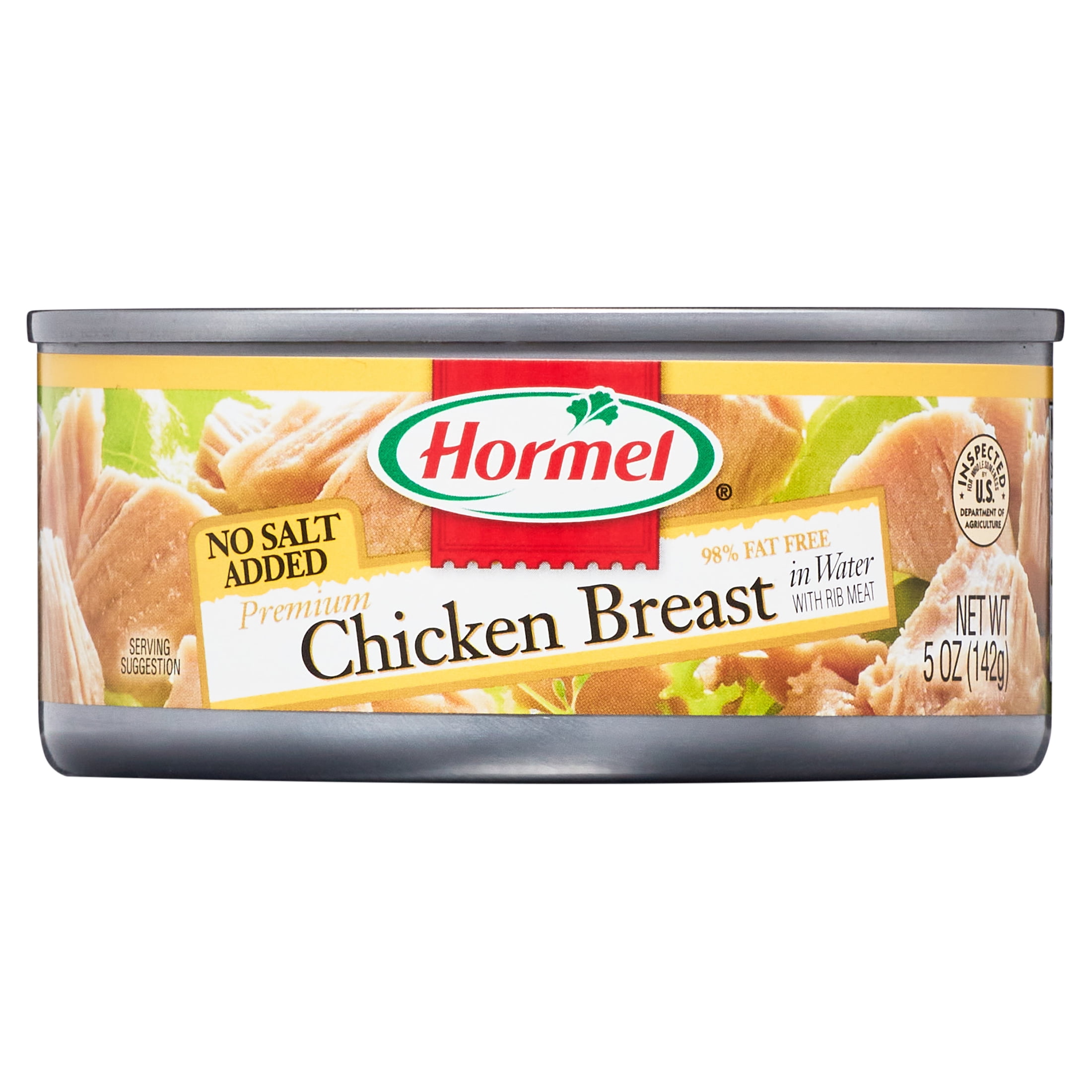 (6 pack) Hormel No Salt Added Premium Chicken Breast, in Water, 5 oz Can
