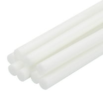 8 Pack Mini Hot Glue Sticks, 0.28" Dia x 7.87" Long EVA Glue Gun Sticks, White for DIY Projects