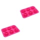 thumbnail image 2 of Wosthever Molde para rosquillas de 6 cavidades, bandeja antiadherente de silicona para hornear, resistente al calor, reutilizable, para hacer Type2 NO2, 2 of 6