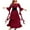 Red, variant on Victorian Dress Costume Women Gothic Witch Dress Medieval Wedding Dress Halloween Party Costumes Red L
