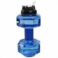 thumbnail image 2 of olkpmnmk Dumbbell Shaped Water Bottle, Portable Fitness Workout Water Jug, Eco-friendly Sports Fitness Exercise Water Jug for Gym, Yoga, Running, Outdoors, Cycling, and Camping, 2 of 9