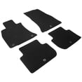 thumbnail image 3 of Ikon Motorsports Floor Mats Compatible with 2018-2023 Kia Stinger RWD Black Nylon Car Floor Mats Carpet Front Rear Row 4PCS Set, 3 of 9