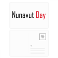 thumbnail image 1 of Celebrate Nunavut Day Canada Blessing Postcard Set Birthday Mailing Thanks Greeting Card, 1 of 3