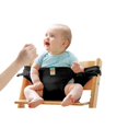 thumbnail image 1 of Silla de comedor de seguridad para bebés con cinturón de seguridad portátil para niños, negra 48*50CM Sincero Electrónica, 1 of 5