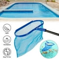 thumbnail image 1 of Upgraded Pool Skimmer Net Heavy Duty Leaf Rake & Pond Swimming Pool Cleaner Supplies Professional Heavy Duty Pool Leaf Rake Fine Mesh Frame Net, 1 of 10