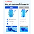thumbnail image 3 of czcpp-Water Bladder,Hydration Bladder 1L, 1.5L, 2L, 3L Water Bladder for Hiking Backpack, BPA Free, Leak Proof Water Reservoir for Running Cycling, 3 of 4