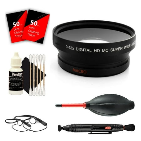 58mm Wide Angle Lens Kit for Canon EOS 5D 6D and All Canon DSLR