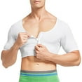 thumbnail image 3 of Dpytoraw Men Zipper Vest Corset Body Shape Tight Chest Back Lift Shapewea, 3 of 5