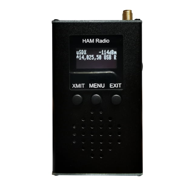 Transceptores portátiles de mano uSDX de 0,5 MHz ~ 30MHz CW AM SSB minibanda tribanda transceptores MABOTO transceptor de radio