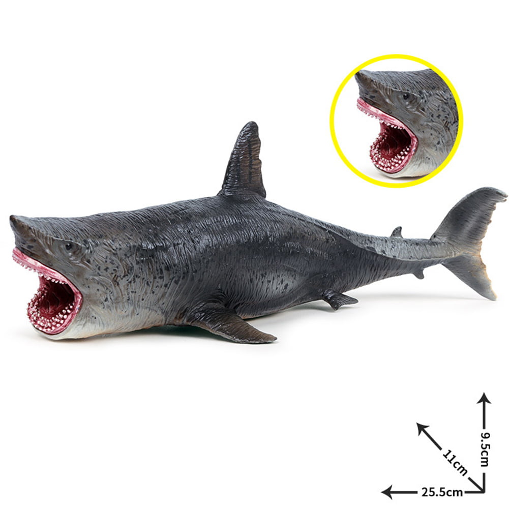 NEW * Bullyland GREAT WHITE  solid plastic toy marine animal fish SHARK 