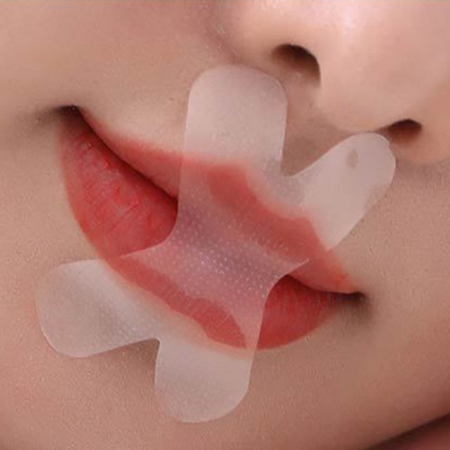 30 Uds pegatina nasal nocturna parche antironquidos para la boca mejora la respiración con la boca abierta