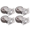 thumbnail image 4 of Roulettes Robustes, Roulettes 4 Pcs Silencieuses Chromées pour Table, 4 of 7