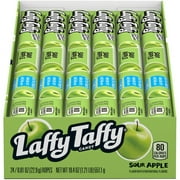 Laffy Taffy Rope Sour Apple Candy, 0.81oz(24 Ct)