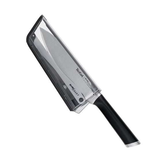 Cuchillo de 16 cm con Estuche Afilador T-fal EverSharp Acero Inoxidable K2569004