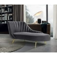 thumbnail image 5 of Meridian Furniture Margo Green Velvet Chaise, 5 of 8