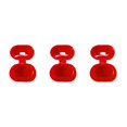 thumbnail image 3 of crativent Silicone Earbuds Box Headset Storage Case For Airdots Youth Version red 3Set, 3 of 6