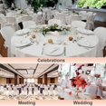 thumbnail image 5 of Fundas de silla de licra, elegante tejido elástico de ajuste universal para sillas de respaldo alto, protección de silla lavable y resistente a las manchas ideal para decoración de eventos (10 piezas), 5 of 5