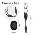 thumbnail image 2 of Xbonp Thrusting Anal Vibrator Prostate Massager Vibrating And Penis Ring, 2 of 4