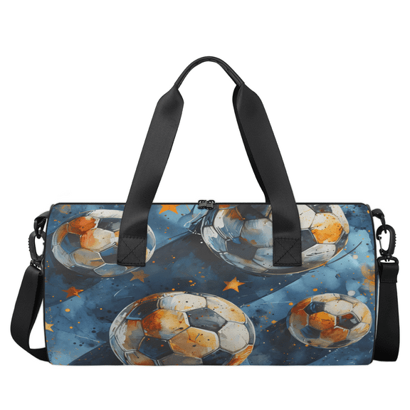 Qzjjjmy Soccer Bag for Boys Football Foldable Sport Duffel Bag Kids Men Sport Gym Bag