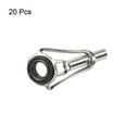 thumbnail image 3 of Unique Bargains 2.8mm Tube Dia Iron Fishing Rod Tips Repair Kit Ring Guide, 25 Pack, 3 of 6
