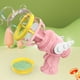 thumbnail image 1 of Soplador de burbujas automático para niños | Máquina de espuma colorida portátil con 50 ml de líquido | Burbujas grandes y estables | Juego ligero y portátil para exteriores para que los niños, 1 of 5