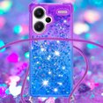 thumbnail image 4 of Funda para Xiaomi Redmi Note 13 Pro Plus 5G Brillantina Líquida Divertida Reluciente y con Cristales en Movimiento Cuerpo Cruzado con Cordón Ajustable, 4 of 5