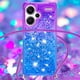 thumbnail image 4 of Funda para Xiaomi Redmi Note 13 Pro Plus 5G Brillantina Líquida Divertida Reluciente y con Cristales en Movimiento Cuerpo Cruzado con Cordón Ajustable, 4 of 5