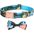 thumbnail image 1 of Pajarita para collar de perro, con hebilla de metal de seguridad, collares ajustables para cachorros para perros pequeños, medianos y grandes, color azul, 1 of 5