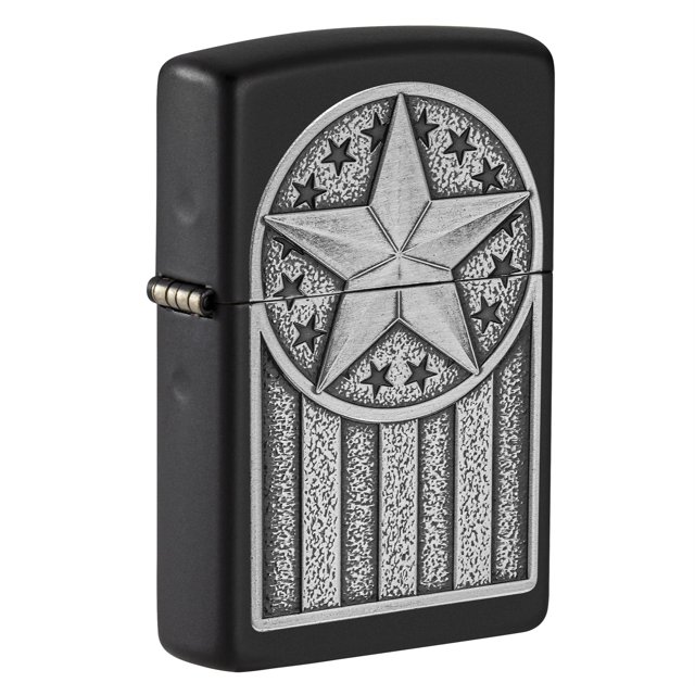 2024 ZIPPO American Metal Emblem Design, Black Matte, MAP: $ 39.91