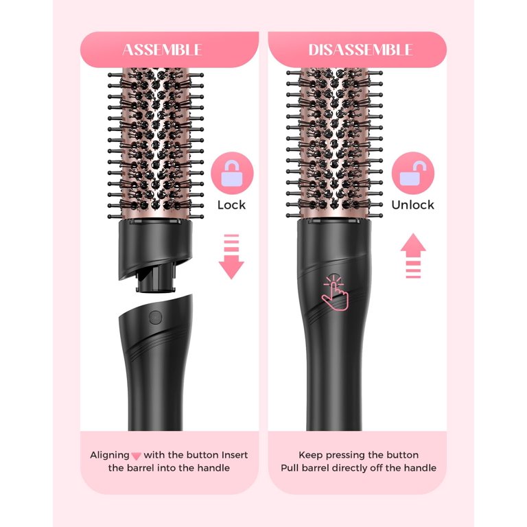 ILLUNEIGE 5点セット 5 in 1 Curling Wand Set, Lopeie Curling Iron with New Upgraded