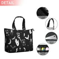 thumbnail image 2 of Black Halloween Witchy Symbols Travel Tote Bags for Women Carry On,Large Weekender Bags for Women Travel,Multi Functional Duffle Bag for Work,Shopping,Sports, 2 of 5