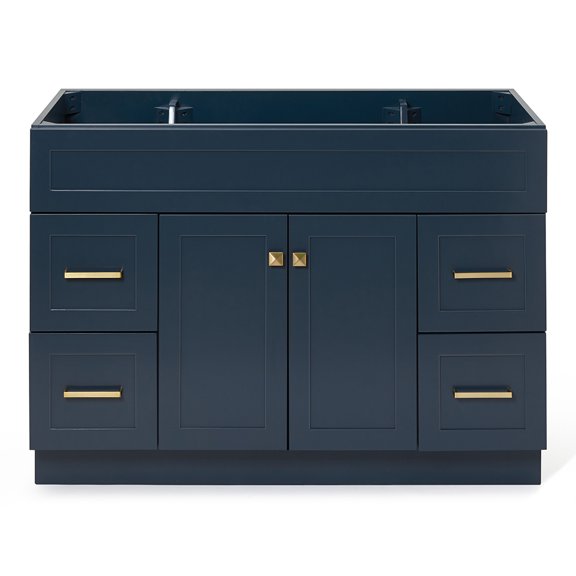 Ariel Hamlet 48 In. Single Sink Base Cabinet In Midnight Blue