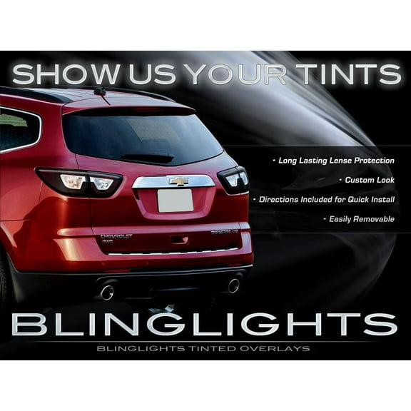 For 2013-2017 Chevrolet Traverse Tinted Taillamp Film Overlay Covers