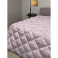 thumbnail image 2 of Botanic Down Alternative Comforter, Pastel Blossom Branches Little Tulip Petals Along Leaves and Herbs, Microfiber Quilt for All Season, 5 Sizes, Green Violet Blue and Pink, by Ambesonne, 2 of 3