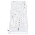 thumbnail image 1 of Silicone Keyboard, Soft Comfortable USB Wired Silicone Keyboard Travel Keyboard Soft Keyboard With Fully Sealed Design Lightweight Portable Silent for PC Notebook Laptop, 1 of 7