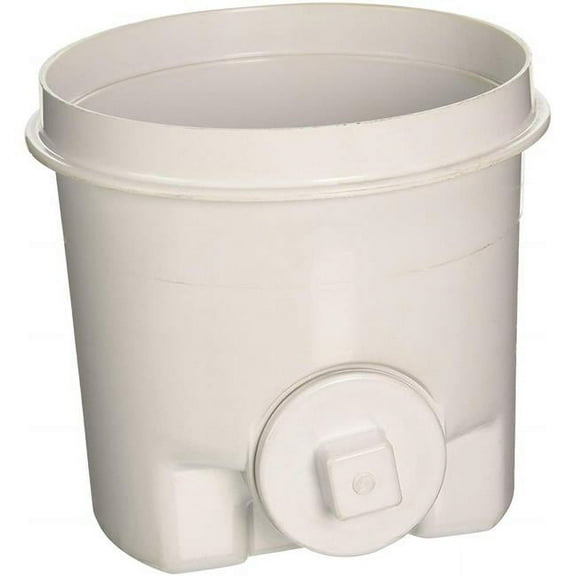 CMP 25521-000-000 2" FIP White Main Drain Sump Side Port