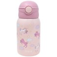 thumbnail image 2 of MIRA 15oz Insulated Kids Water Bottle with Straw, One Touch Lid, Stainless Steel, Unicorn, 2 of 8