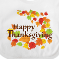 thumbnail image 4 of Inktastic Happy Thanksgiving Boys or Girls Baby Bib, 4 of 4