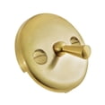 thumbnail image 3 of Kingston Brass Made To Match Round Overflow Plate with Trip Lever Brushed Nickel Brushed, 3 of 5