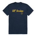 thumbnail image 1 of W Republic 554-162-NVY-02 University of California Irvine Script T-Shirt, Navy - Medium, 1 of 1