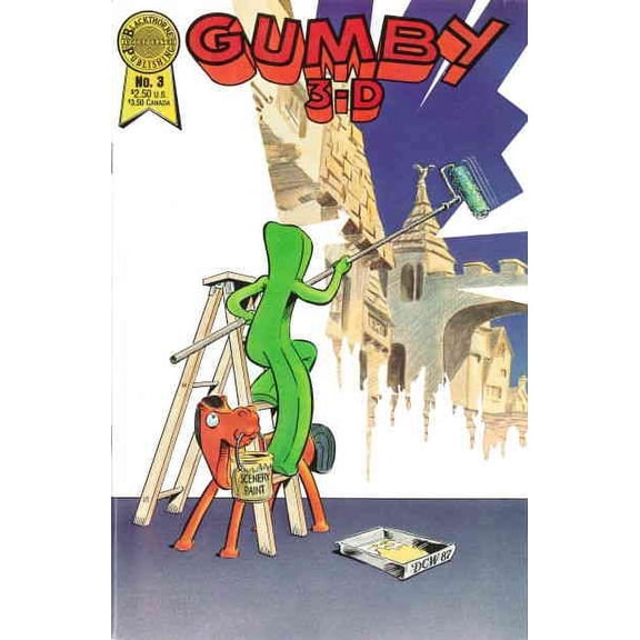 Gumby 3-D #3 VF ; Blackthorne Comic Book